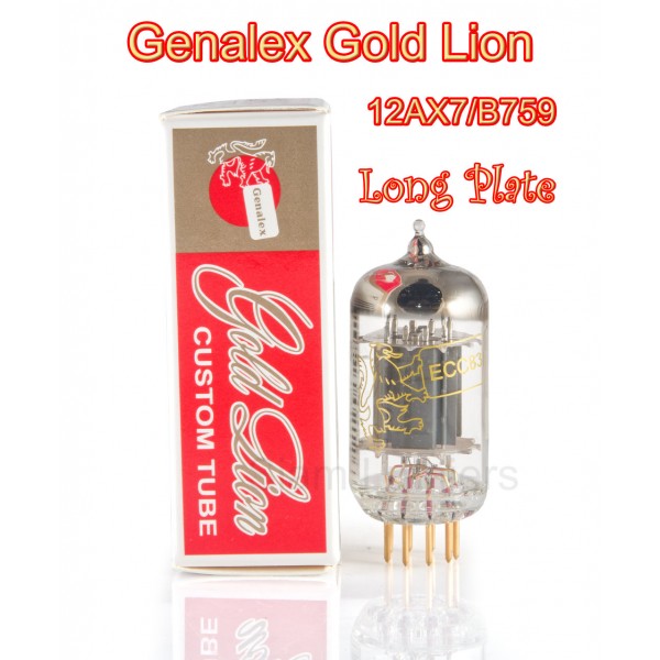 Genarlex Gold Lion 12AX7/B759 Long Plate